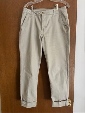 d. jeans Straight Leg Tan Pants